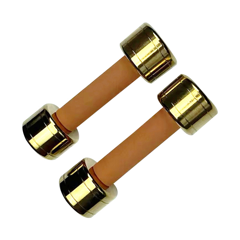 Dumbbell Bersaduran berwarna gangsa