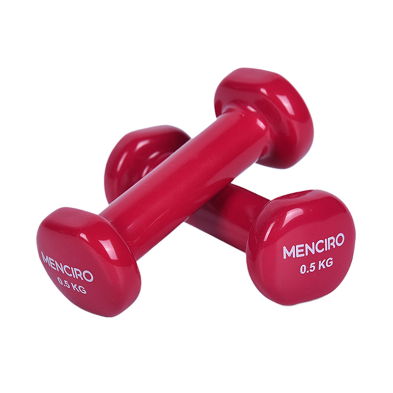 Dumbbell Bersalut Vinil Asas 0.5kg