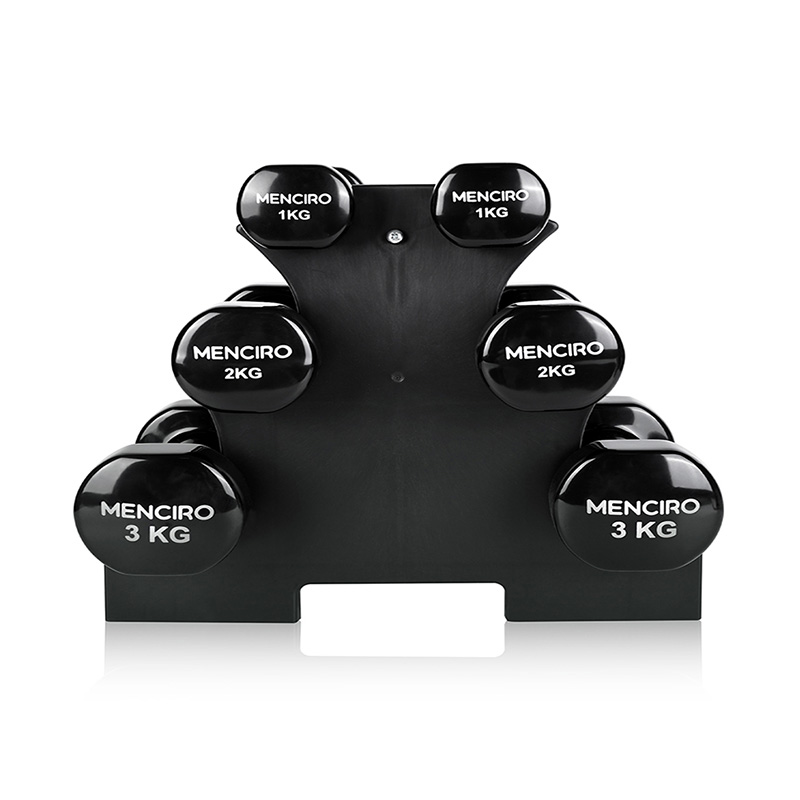 Set Dumbbell Dicelup Vinyl Hitam
